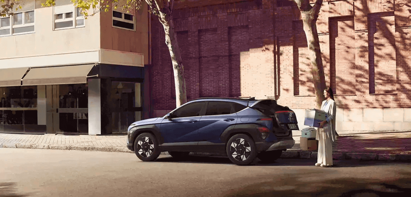 vehículo ecológico kona hybrid Hyundai