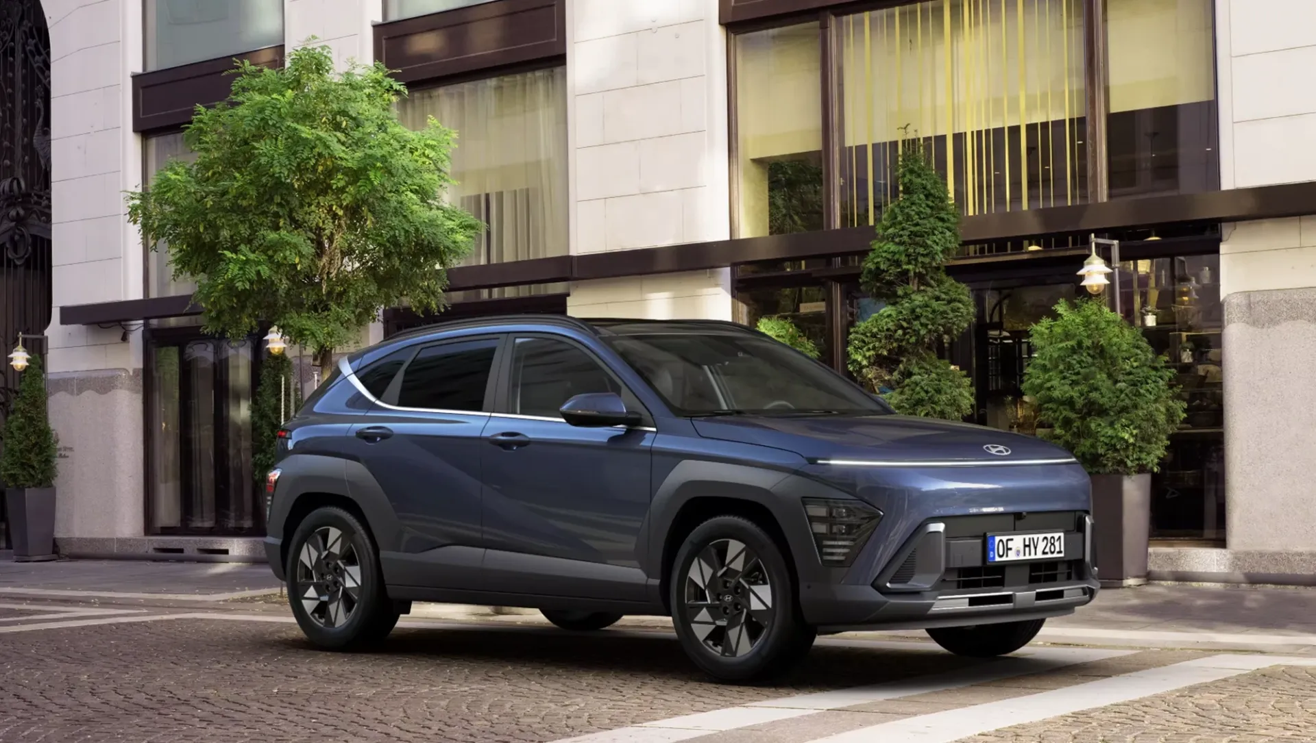 kona hybrid en la calle 