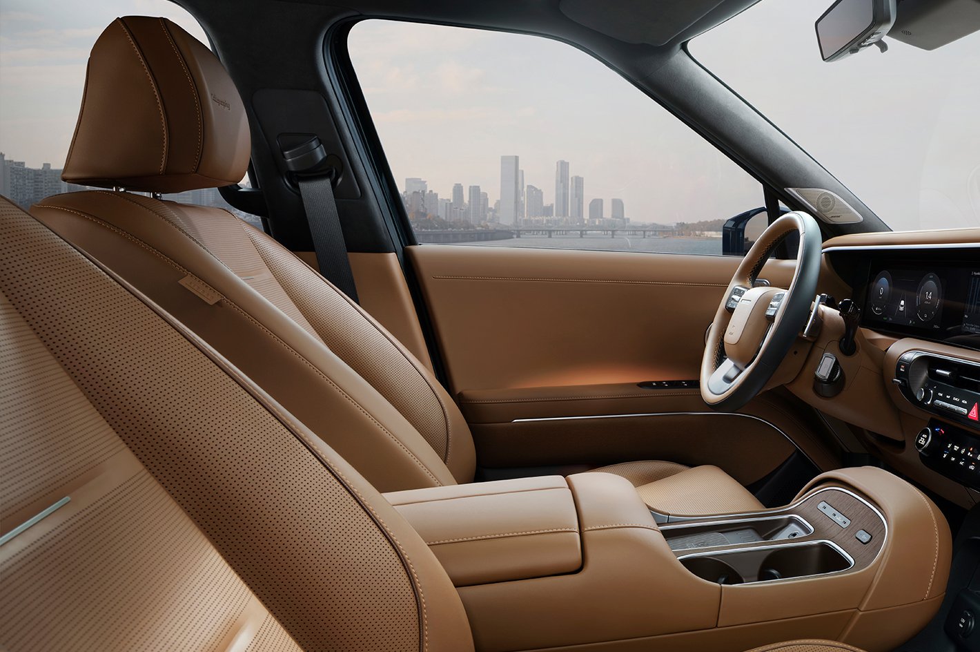 asiento conductor - Destacado Palisade Hybrid