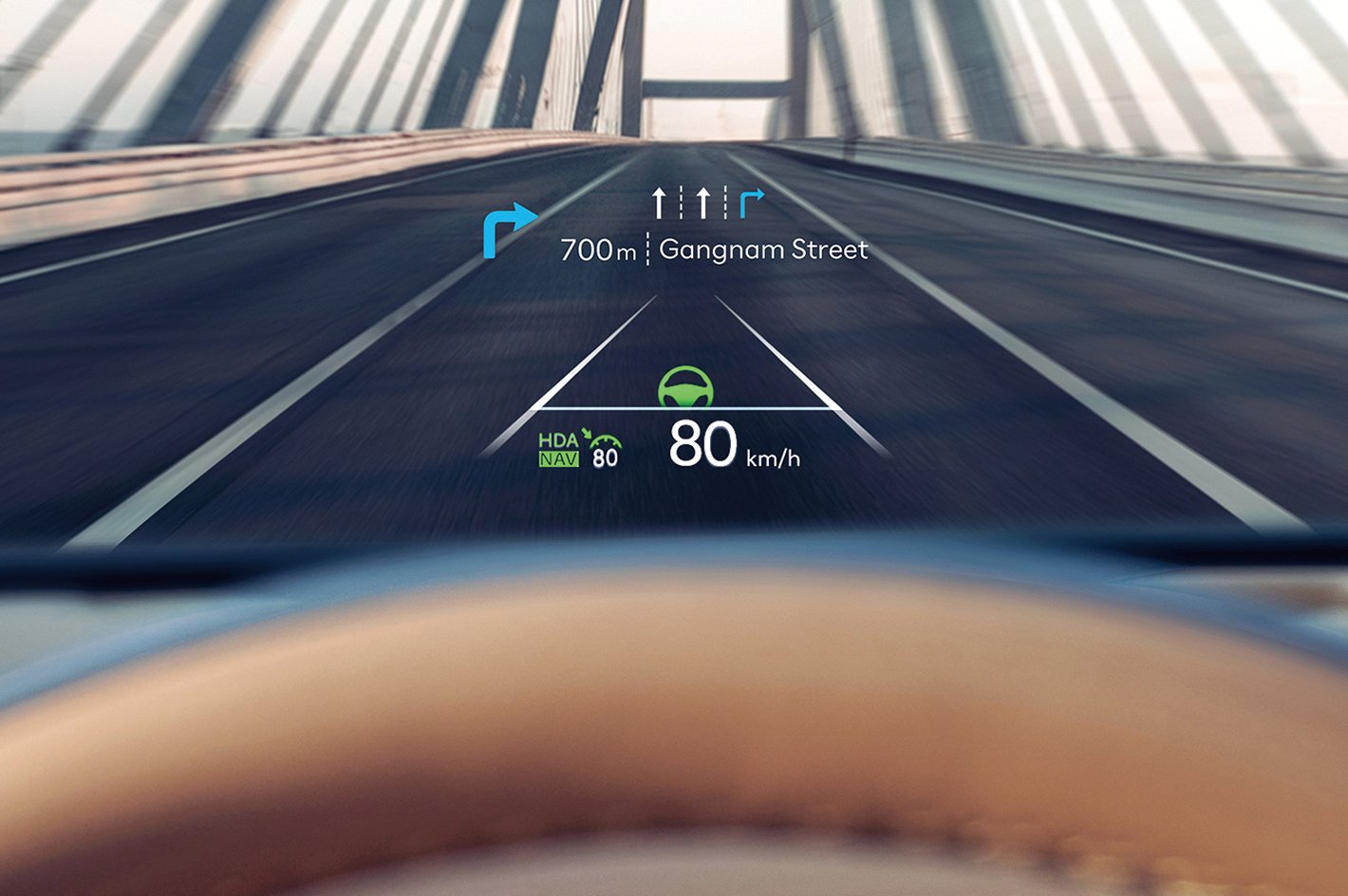 head up display - Destacado Palisade Hybrid