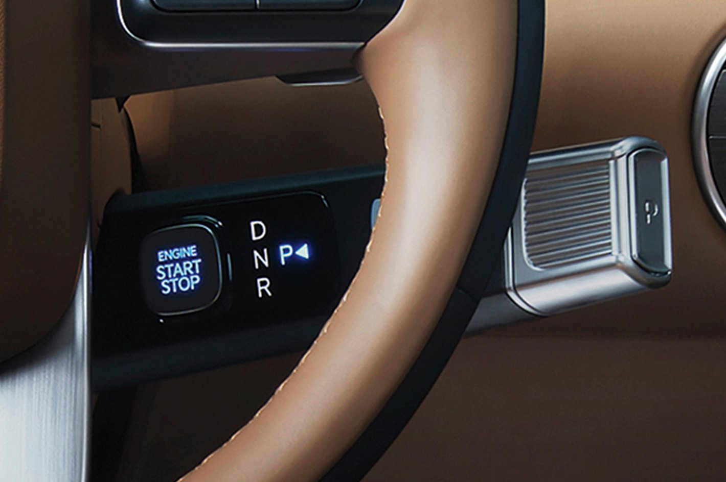 palanca electronica - Destacado Palisade Hybrid