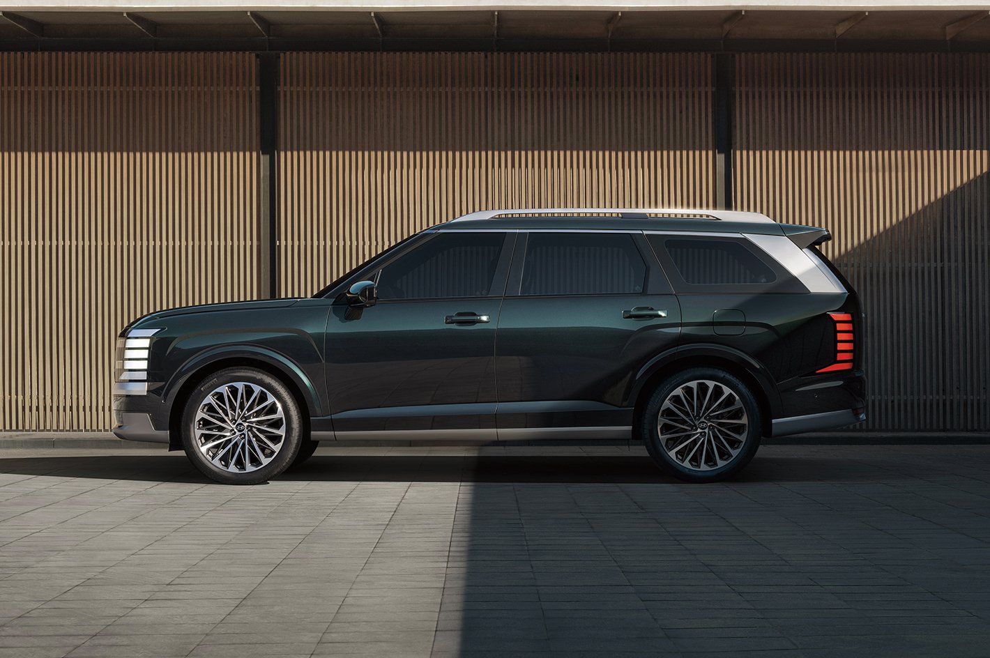 vista lateral - Destacado Palisade Hybrid